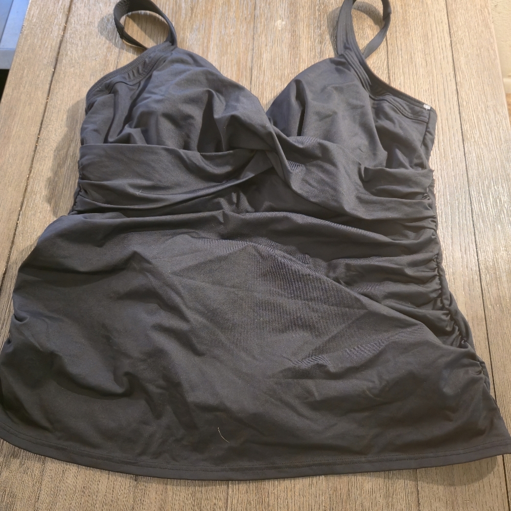 Lands End Sz. 18 Black Tankini